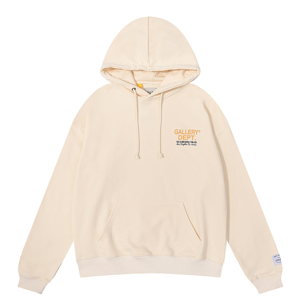 Gallery Dept Hollywood Letter Graphic Print Hoodie Streetwear Unisex