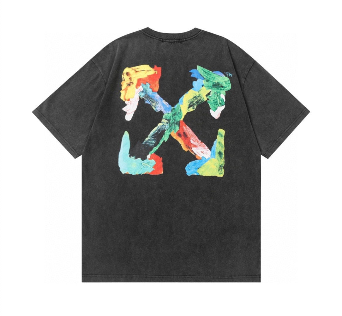 Amiri Multi‑Letter Graphic Oversized Short Sleeve Tee Multi‑Style