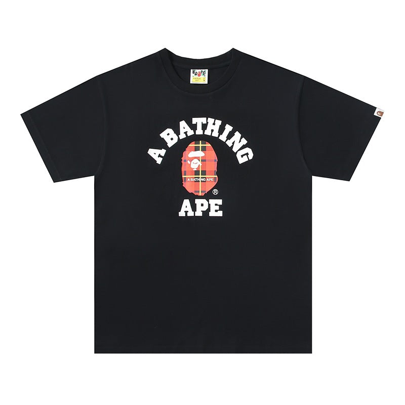 BAPE Ape Head Graphic Print Short Sleeve Tee Streetwear Unisex