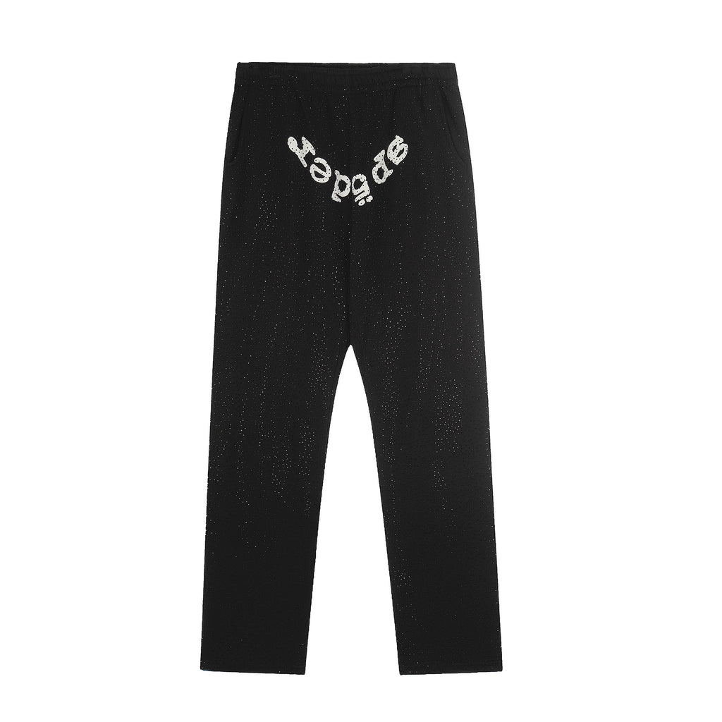 Sp5der VVS Full Rhinestone Hoodie & Sweatpants Tracksuit Set