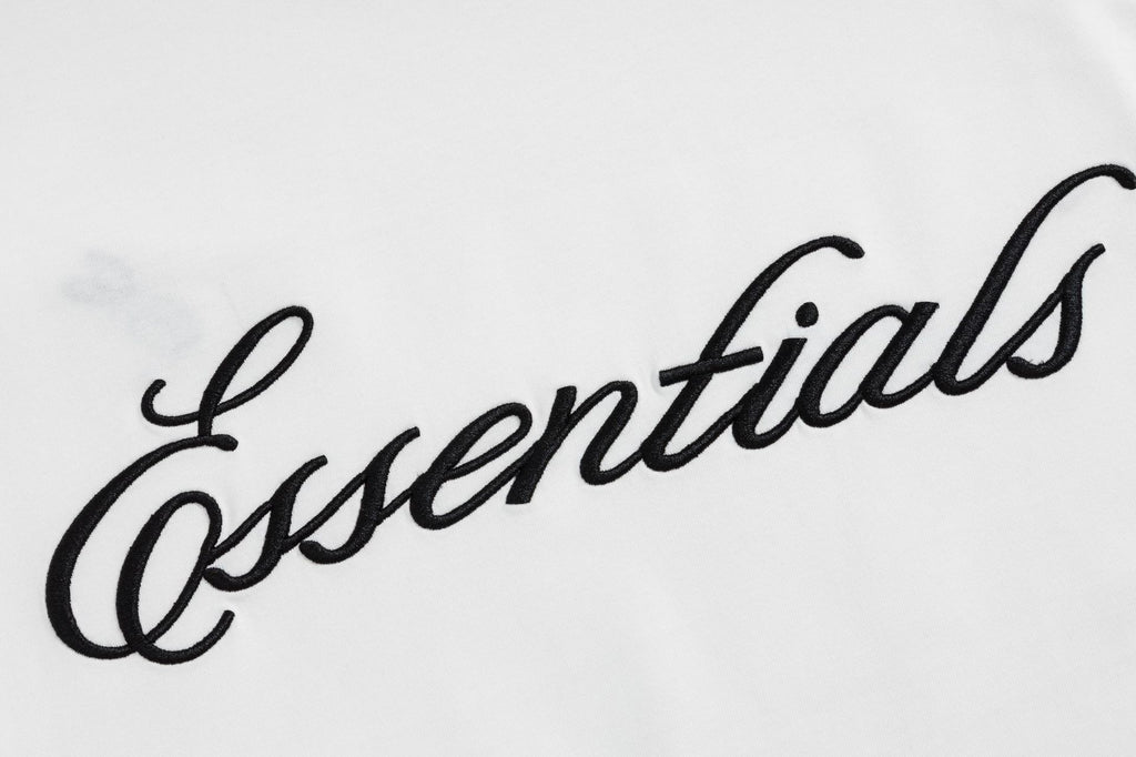 Fear Of God Essentials Script Embroidery Crew Neck Tee Unisex
