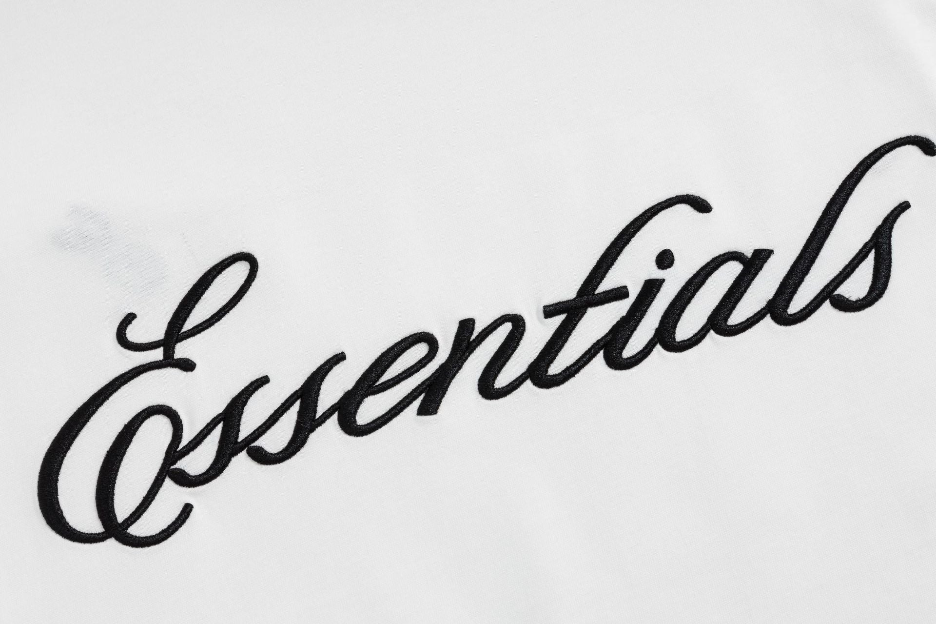 Fear Of God Essentials Script Embroidery Crew Neck Tee Unisex