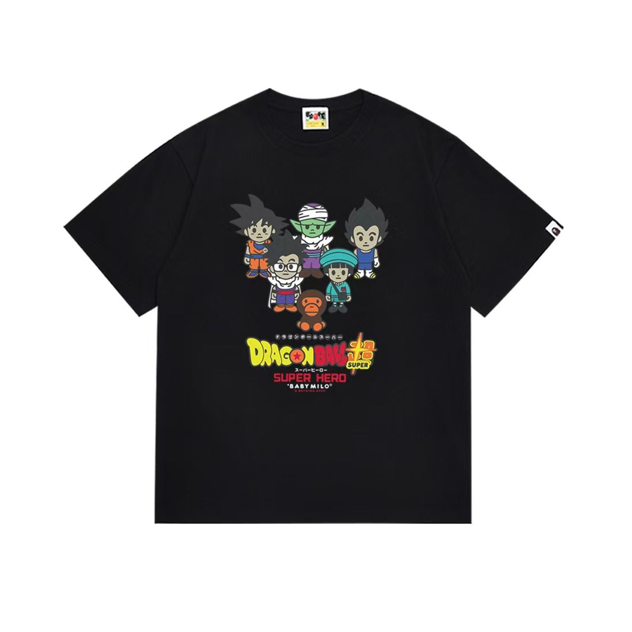 BAPE Camo Shark Ape Head Print Crew Neck Short Sleeve T‑Shirt Unisex