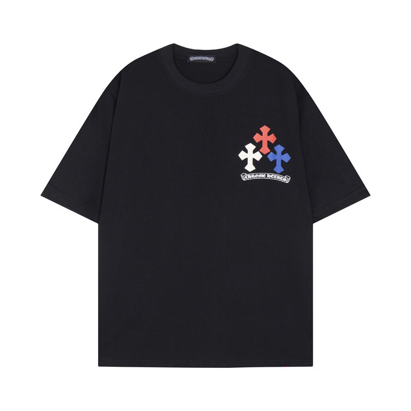 Chrome Hearts Cross Heavyweight Oversized T-Shirt Streetwear Unisex