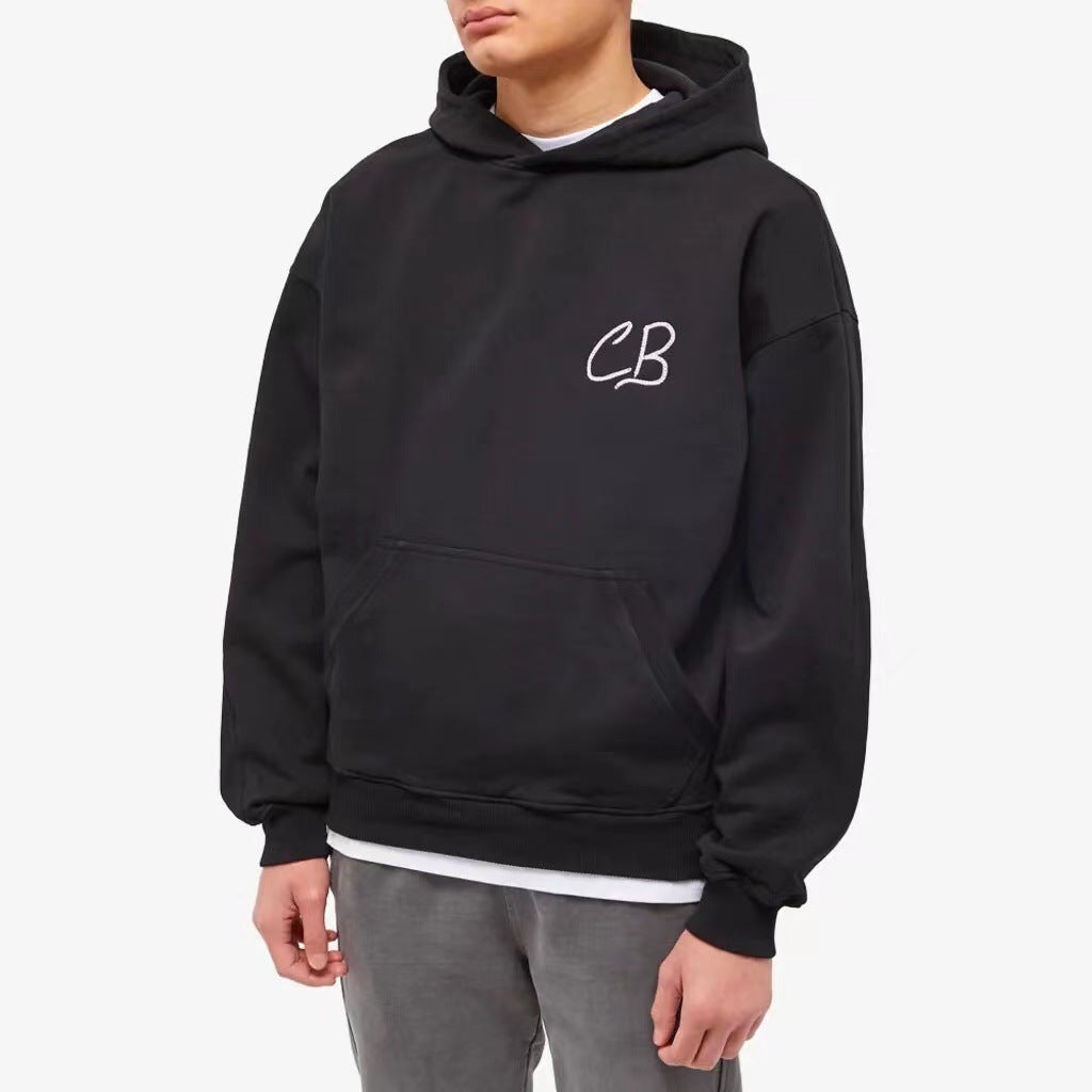 Cole Buxton Logo Hoodie Men Oversized Casual Streetwear Pullover