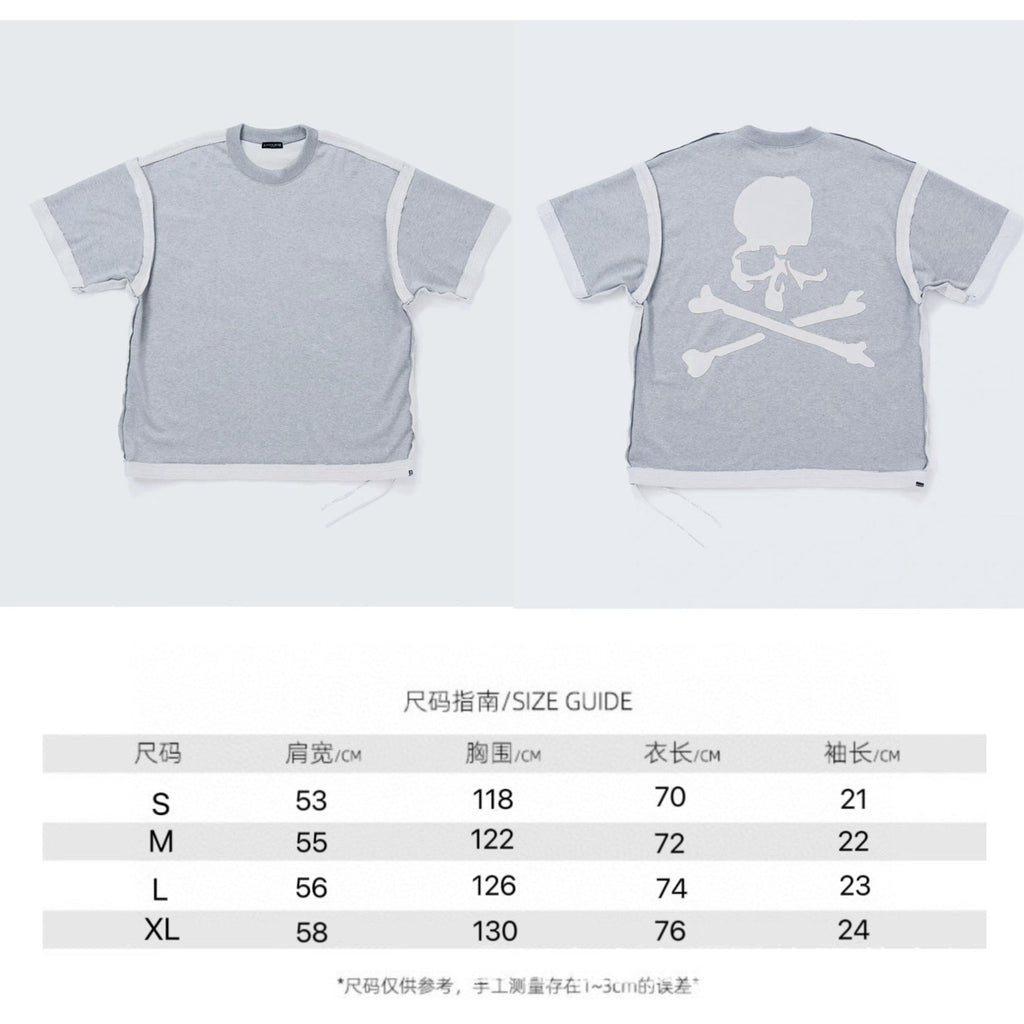 Mastermind Japan Skull Print Crew Neck Short Sleeve T Shirt Unisex