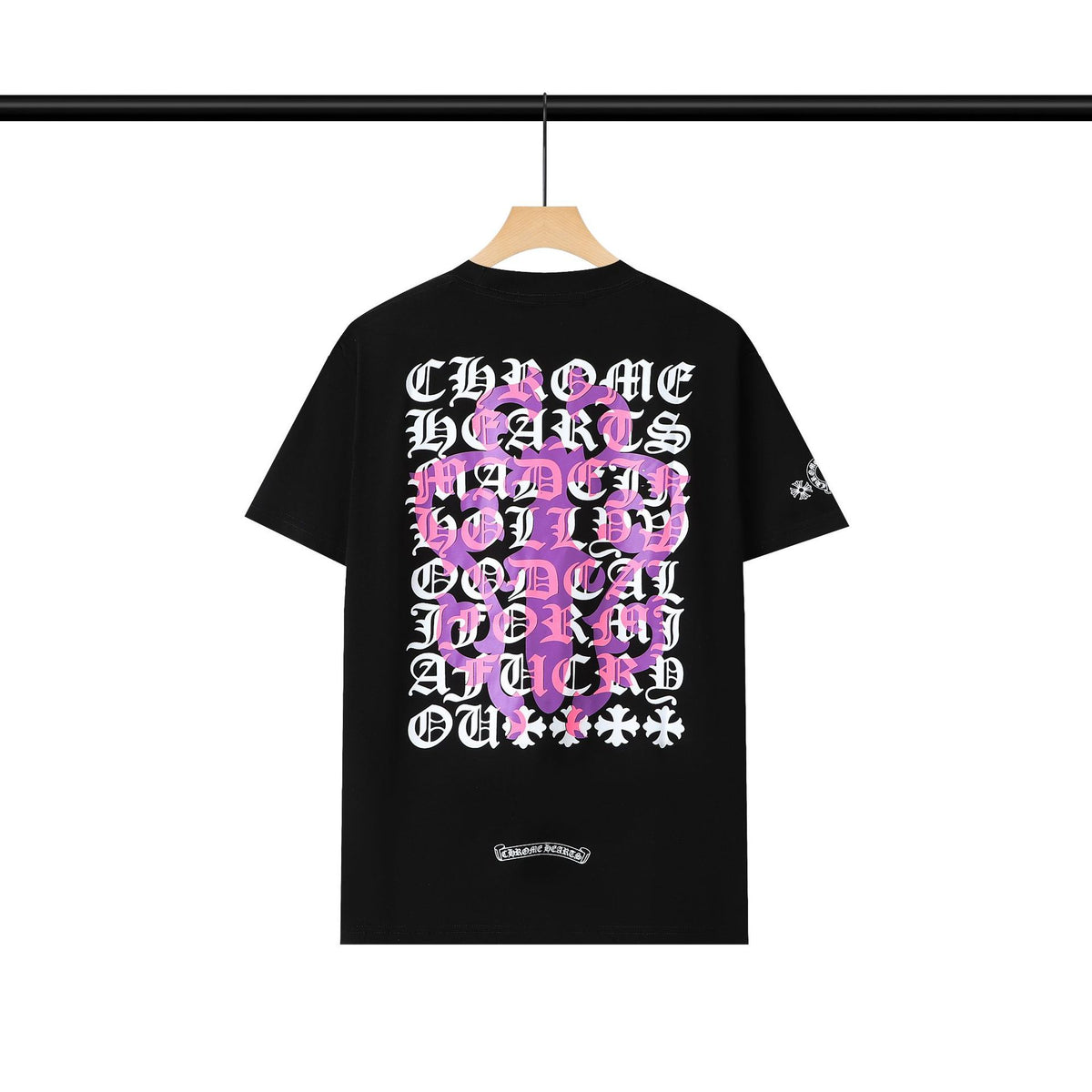 Chrome Hearts Sanskrit Cross Horseshoe Graphic Tee Multi‑Style
