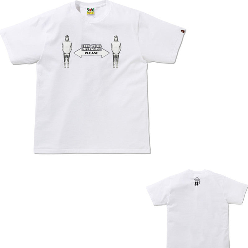 Bape Baby Milo Multi‑Print Graphic Oversized Tee Streetwear Unisex