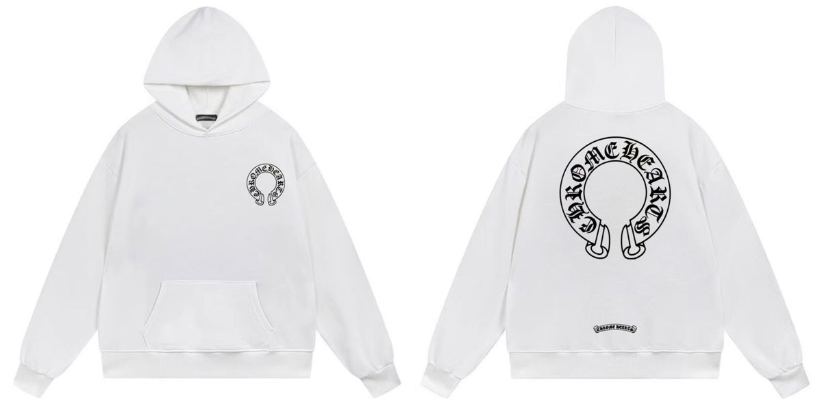 Chrome Hearts Cross Horseshoe Hoodie Vintage Goth Streetwear Pullover