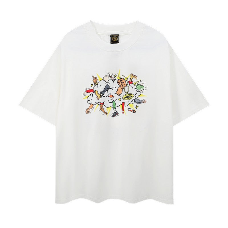Corteiz Graffiti Graphic Tee Loose Unisex High Street T-Shirt