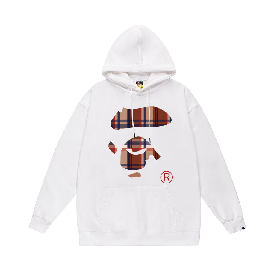 Bape Desert Camo Multi‑Print Ape Head Oversized Hoodie Streetwear