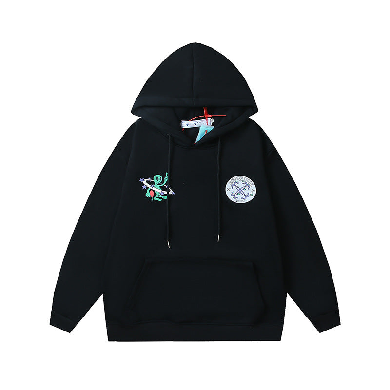 Off-White Arrow Graphic Print Hoodie Streetwear Unisex