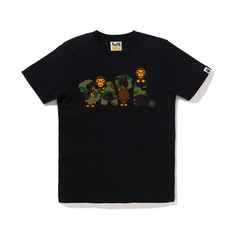 Bape Ape Head Graphic Short Sleeve Tee Streetwear Unisex