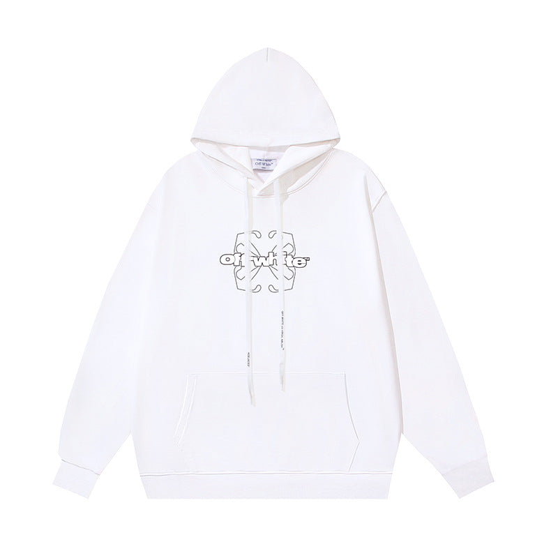 OFF-WHITE Caravaggio Angel Hoodie Heavyweight Streetwear Unisex
