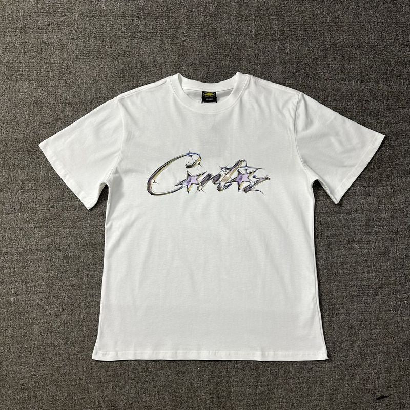Corteiz Logo Letter Print Crew Neck Short Sleeve T‑Shirt Unisex