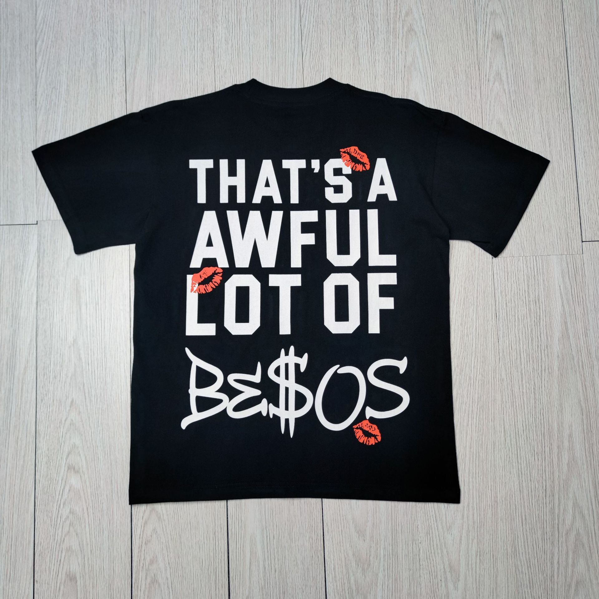 ALOCS Cough Syrup Letter Graphic Short Sleeve Tee Streetwear Unisex