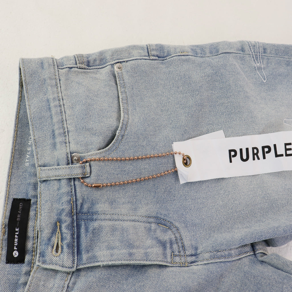 Purple Brand Star Embroidery Skinny Denim Jeans Unisex
