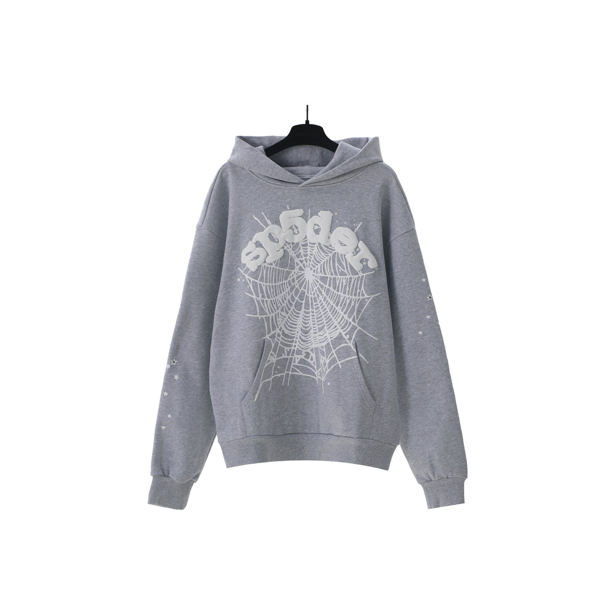 Sp5der Foam Print Spider Web Hoodie Sweatshirt Jogger Pants Set