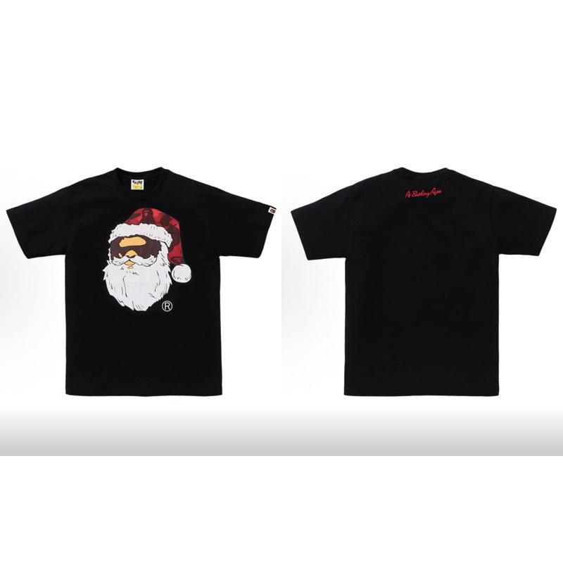 BAPE Ape Head Cartoon Print Loose Unisex Short Sleeve T-Shirt
