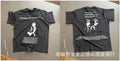 ERD Portrait Letter Print Crew Neck Short Sleeve T Shirt Unisex