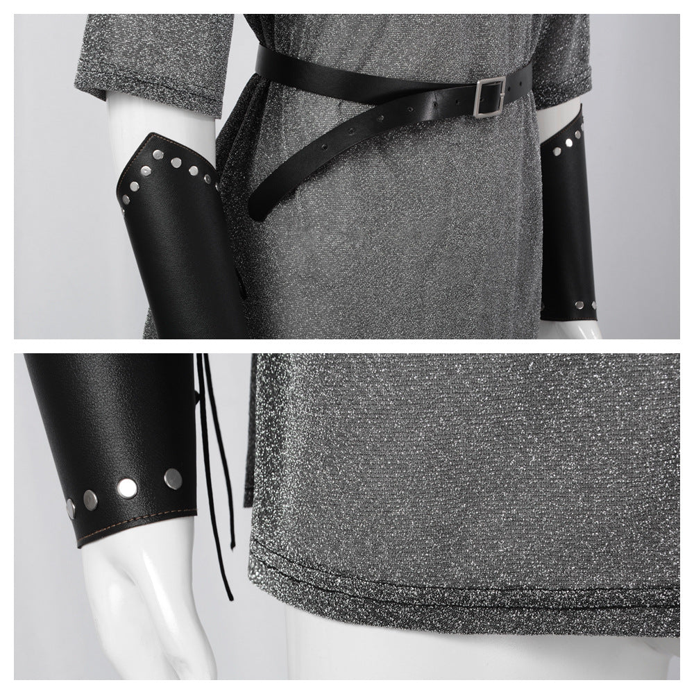 Halloween Templar Knight Chainmail Look Outfit Cosplay Costume