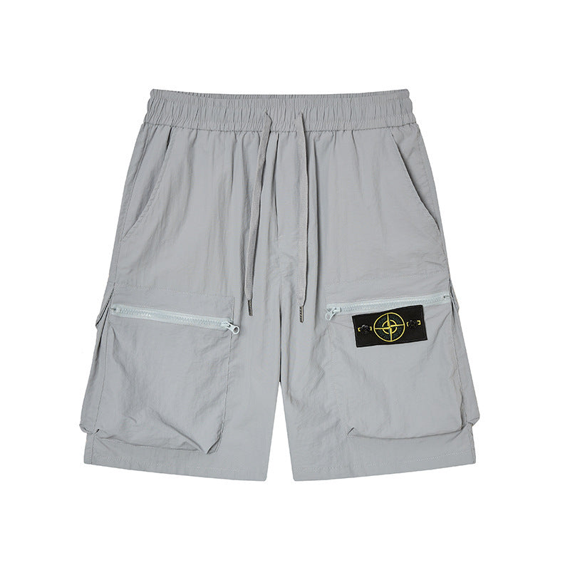 Stone Island Compass Patch Pants Men Cargo Shorts & Cotton Sweatpants