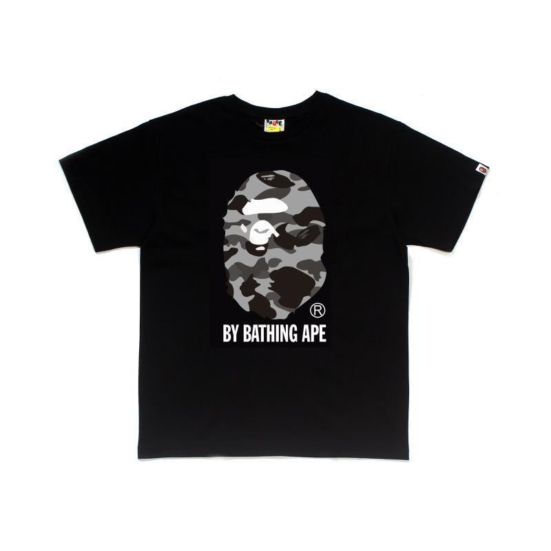 Bape Multi‑Ape‑Head Graphic Oversized Tee Streetwear Unisex