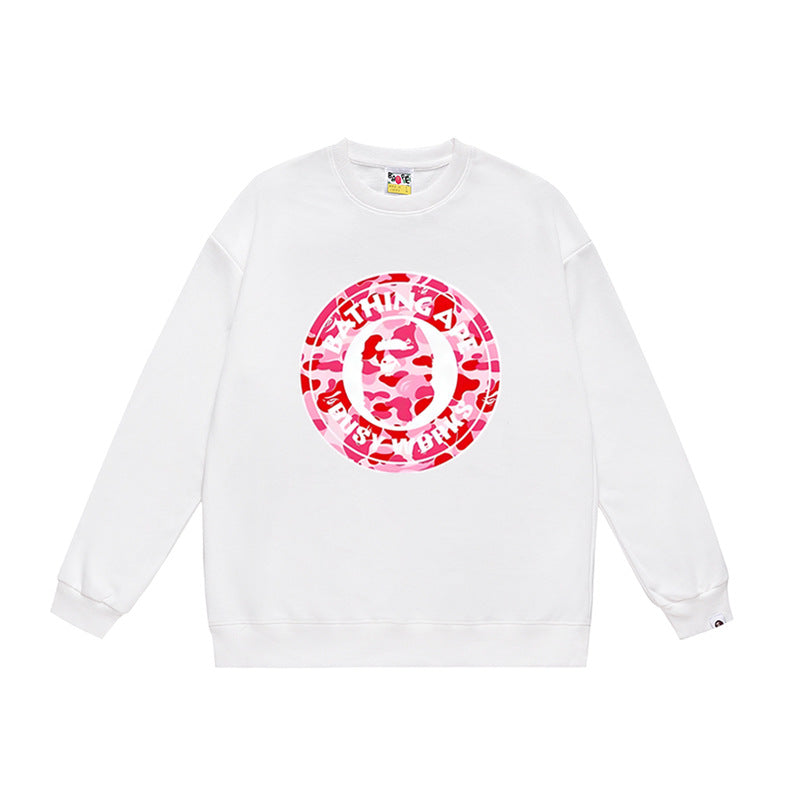 BAPE Ape Head Crewneck Sweatshirt Multi Print Streetwear Pullover