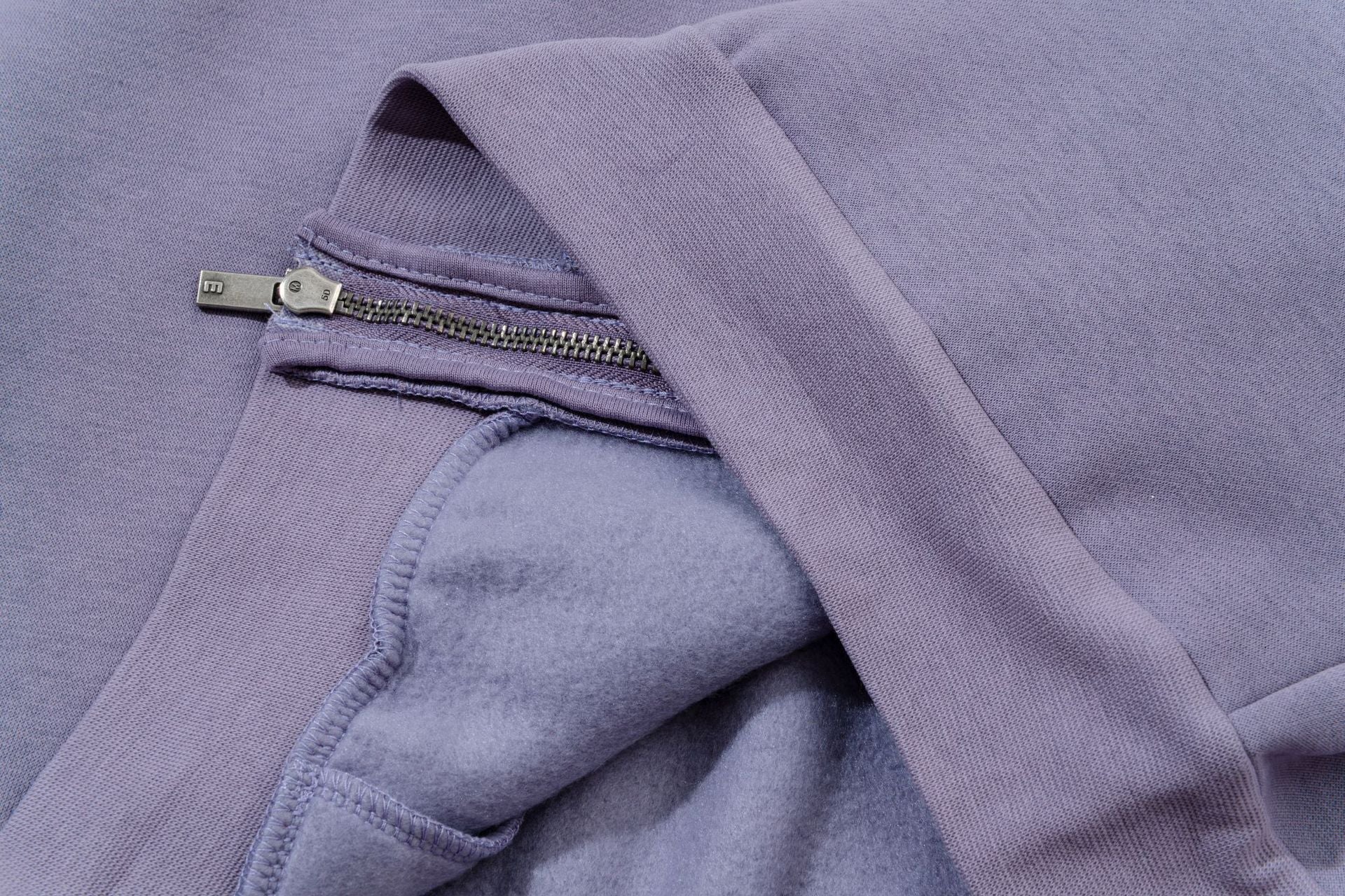 FOG Essentials Emblem Letter Zip Up Hoodie Unisex