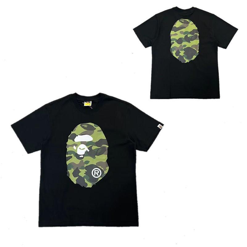 Bape Camo Ape Head Print Graphic Short Sleeve Tee Streetwear Unisex