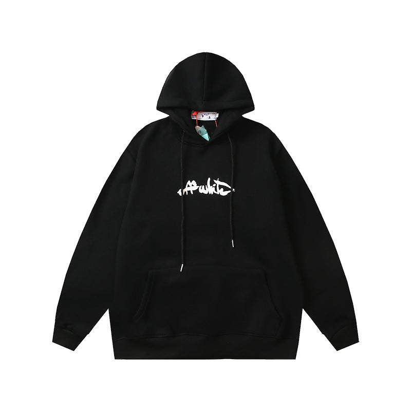 Off-White Arrow Graphic Print Hoodie Streetwear Unisex