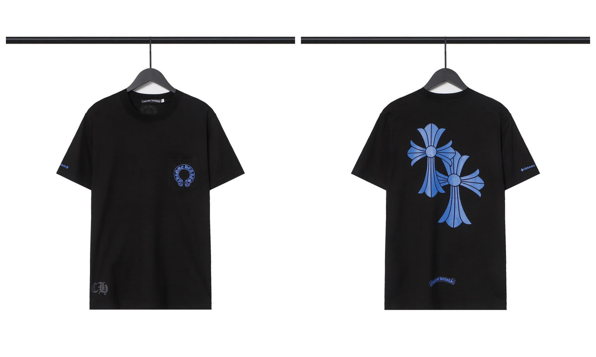 Chrome Hearts Cross Letter Graphic Short Sleeve Tee Streetwear Unisex