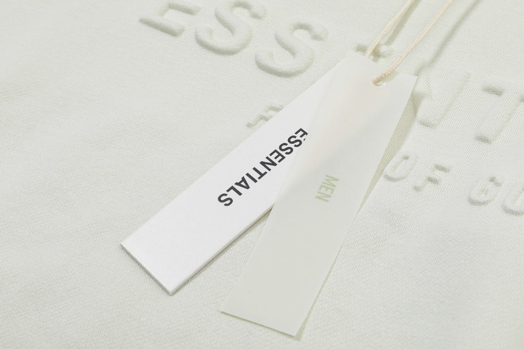 Fleece Lined Embossed Letter Streetwear Pullover Hoodie