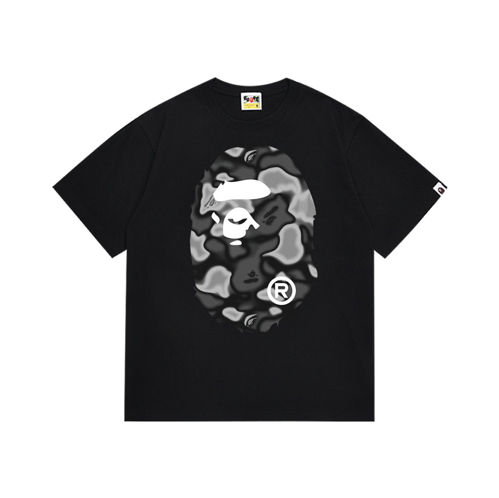 BAPE Ape Head Graphic Print Short Sleeve Tee Streetwear Unisex
