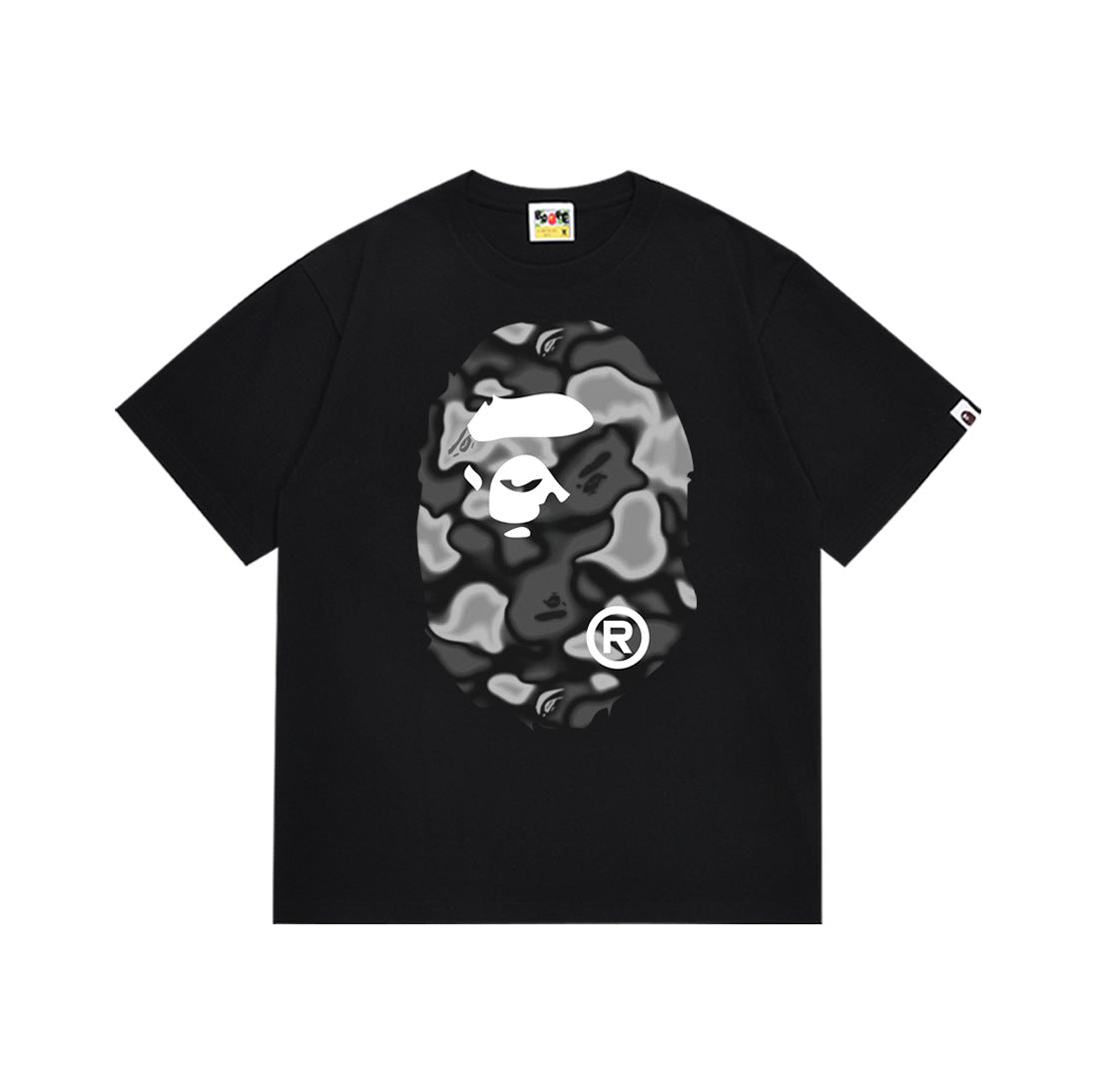 BAPE Ape Head Graphic Print Short Sleeve Tee Streetwear Unisex