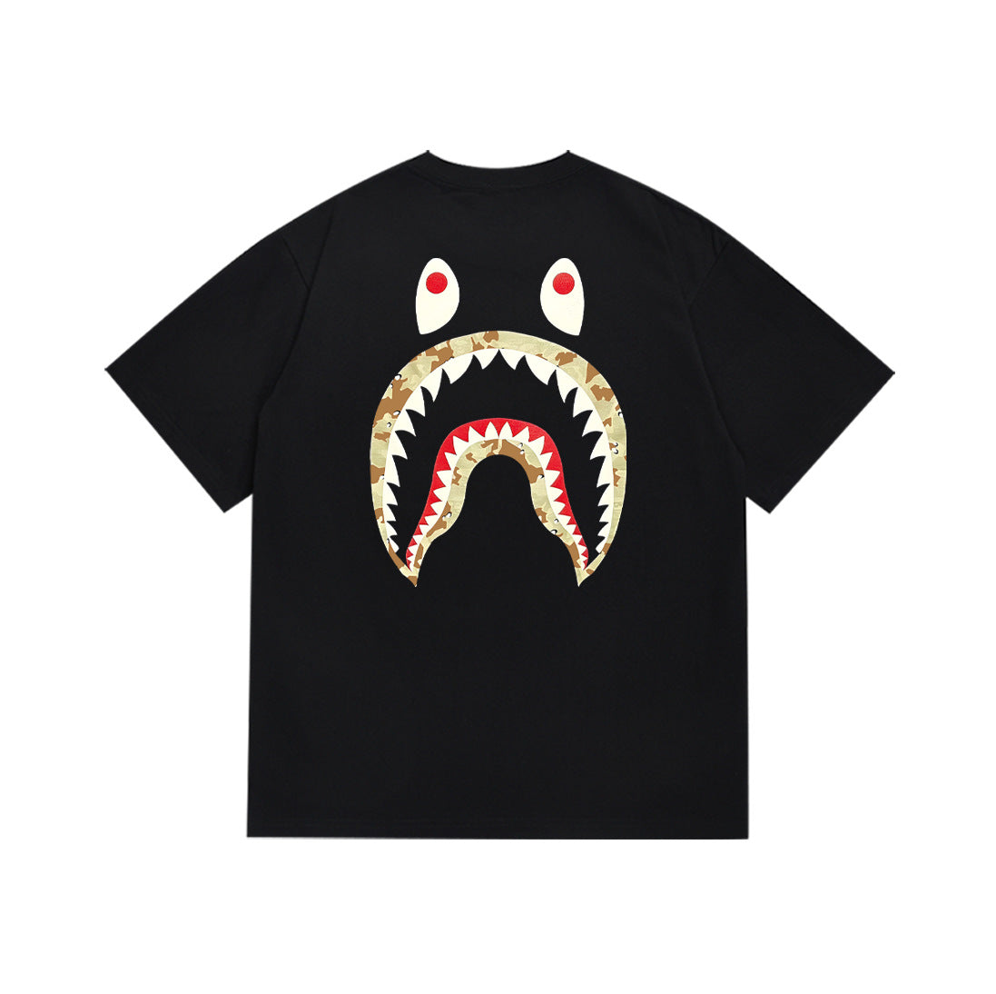 BAPE Camo Ape Head Graphic Print Short Sleeve Tee Streetwear Unisex