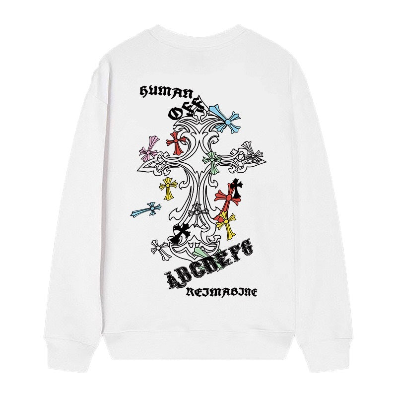 Chrome Hearts Cross Horseshoe Crewneck Sweatshirt Vintage Street Top