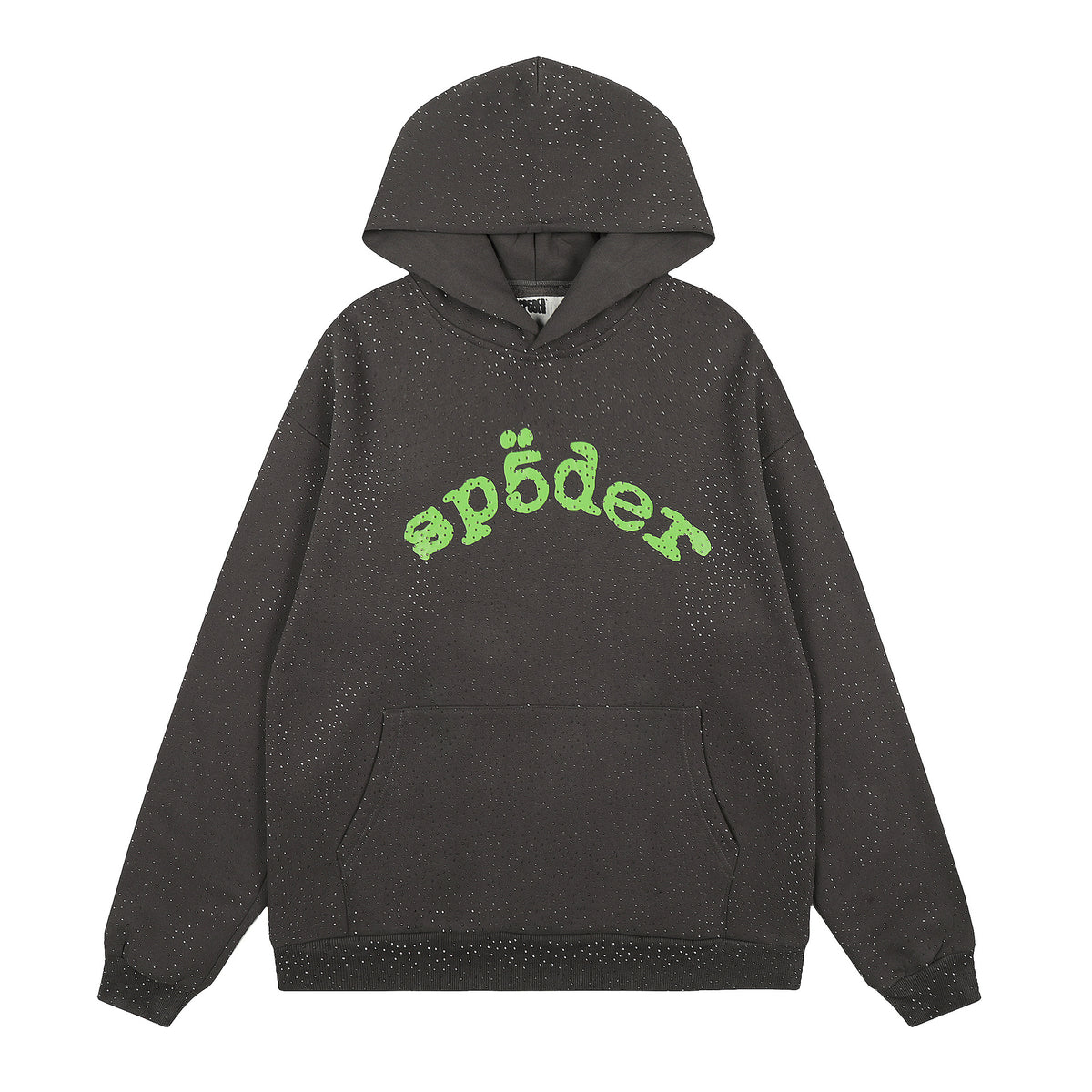 Sp5der VVS Full Rhinestone Hoodie & Sweatpants Tracksuit Set