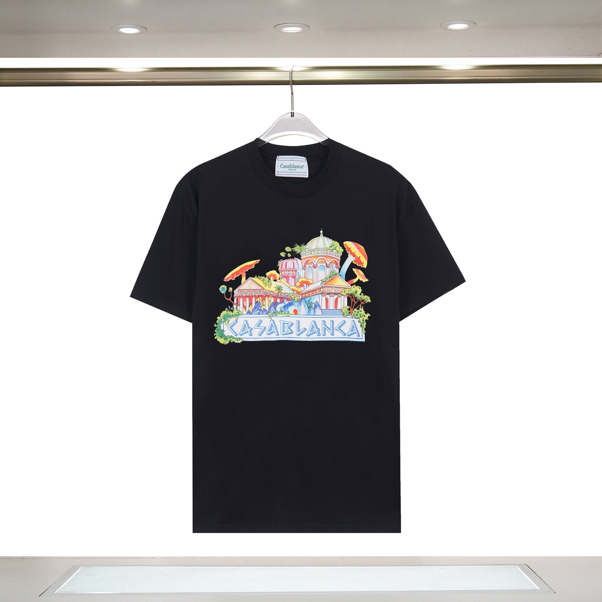 Casablanca Art Print Loose Unisex Short Sleeve Graphic T-Shirt