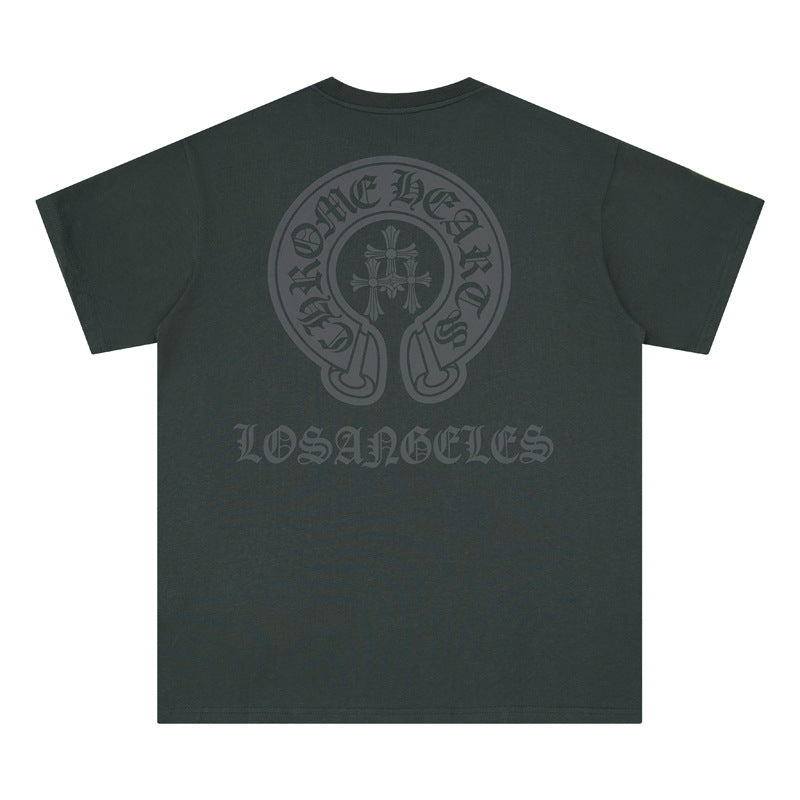 Chrome Hearts Multi‑Cross Graphic Oversized Tee Streetwear Unisex