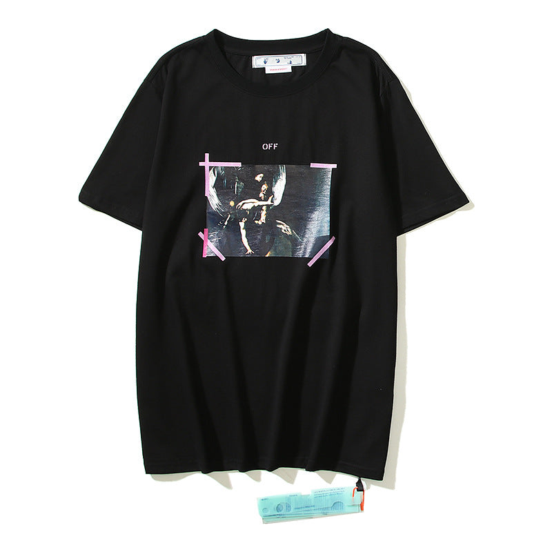 Off-White Arrow Graphic Print Short Sleeve Tee Streetwear Unisex