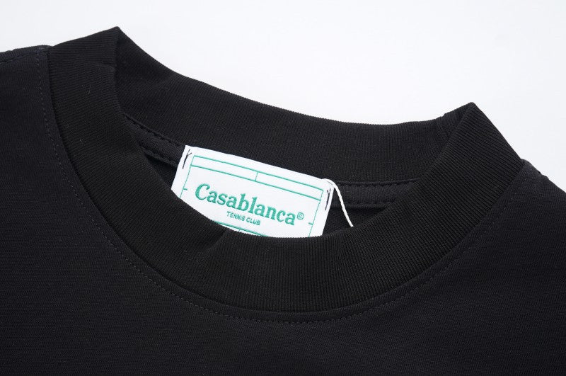 Casablanca Casa Letter Arch Graphic Short Sleeve Tee Streetwear Unisex