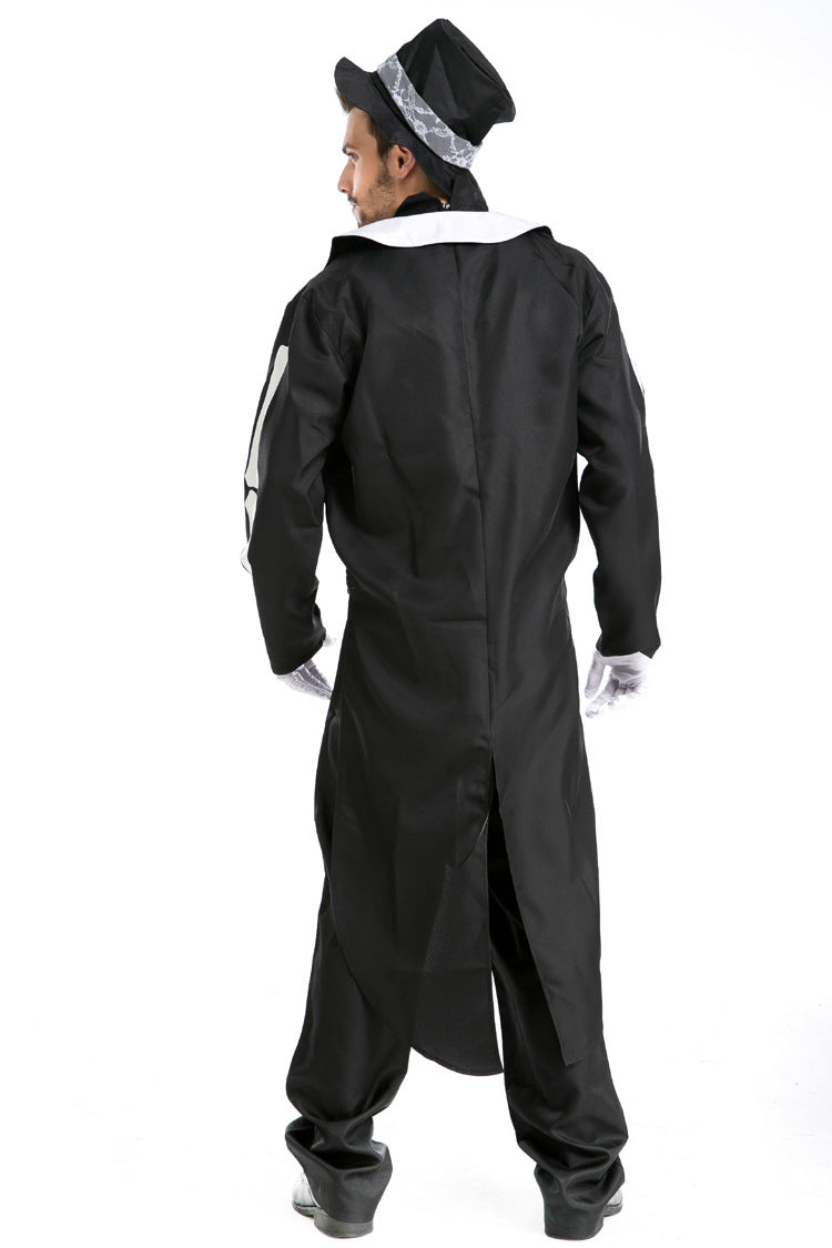 Halloween Men & Women Vampire Skeleton Gothic Cosplay Couple Sets