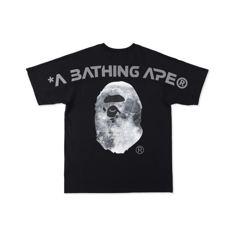 BAPE Camo Shark Ape Head Print Crew Neck Short Sleeve T‑Shirt Unisex