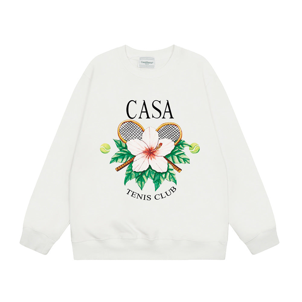 Casablanca Crewneck Sweatshirt Multi Graphic Tennis Club Pullover