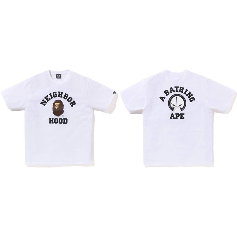 Bape Ape Head Shark Koi Fuji Graphic Oversized Tee Streetwear Unisex