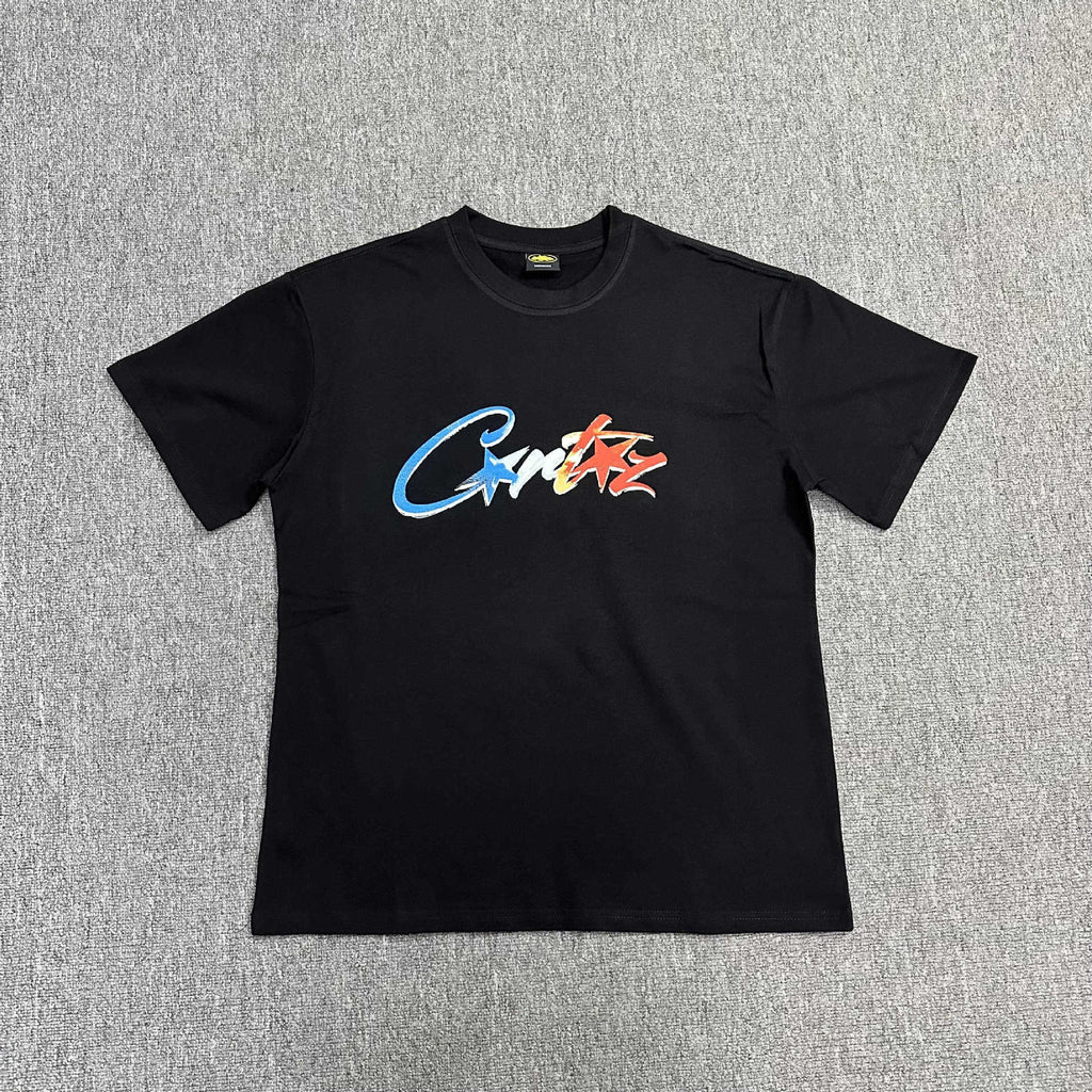 Corteiz Multi‑Graphic Print Crew Neck Short Sleeve T‑Shirt Unisex