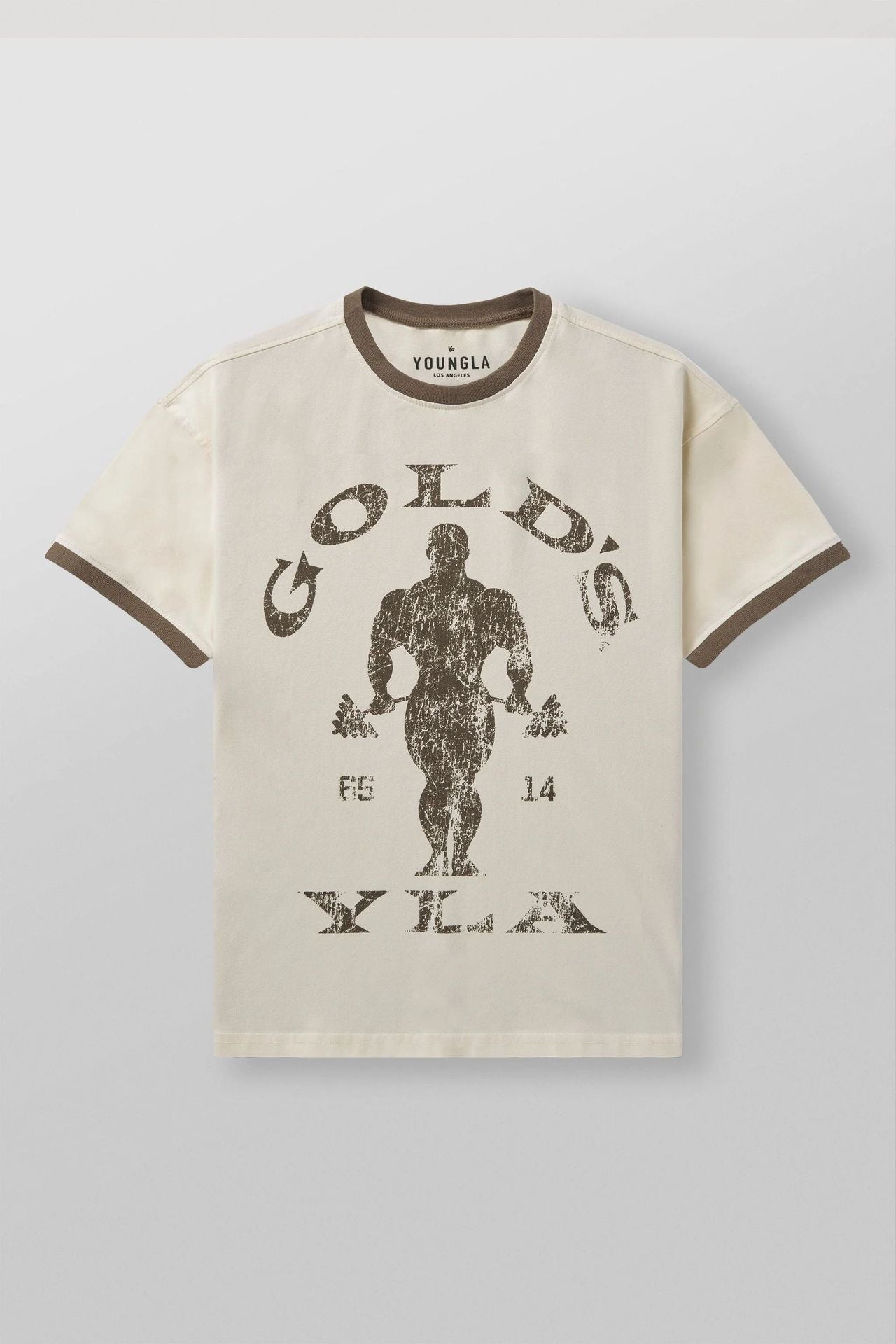 YOUNGLA 4009 Golds Gym Ringer Tees