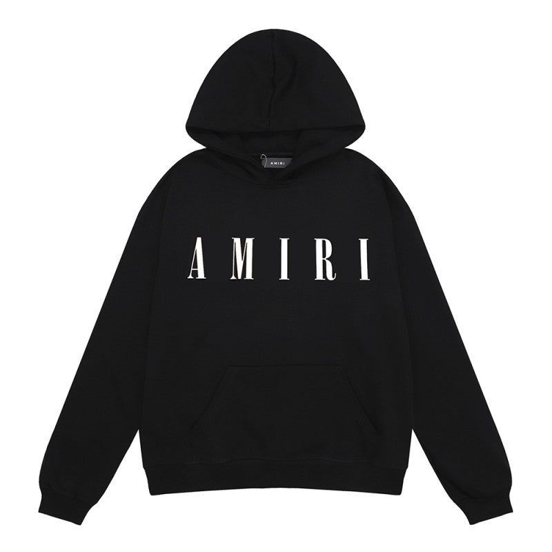 Amiri Letter Graphic Print Hoodie Streetwear Unisex