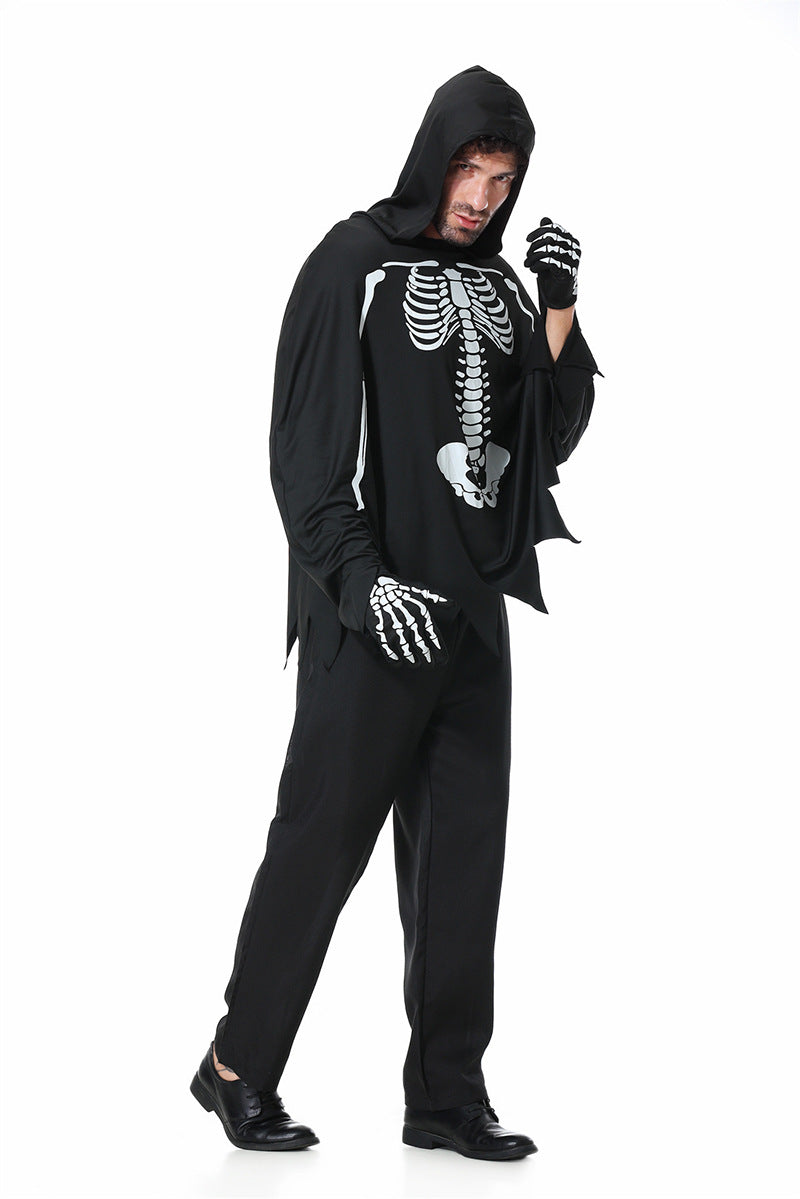 Halloween Men & Women Skeleton Ghost Bride Cosplay Couple Party Sets